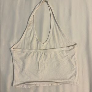 White halter top